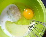 Foto langkah ke 2 dari resep Mushi - Pan Corn & Cheese (Japanes Steam Cake).