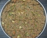 A picture of step 8 of Khorak. (Sindhi sweet.).