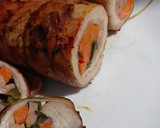 Foto del paso 5 de la receta: Matambre de cerdo al horno con puré de calabaza