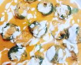 A picture of step 11 of Palak koftas curry.