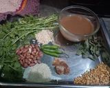 A picture of step 1 of Tamarind Poha.