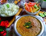 A picture of step 6 of Dal chawal.
