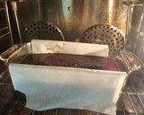 Gambar langkah 4 resipi Gluten-free Eggless Beetroot Chocolate Cake.