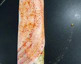 A picture of step 3 of Schezwan chutney dosa.