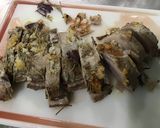 A picture of step 9 of Oven-Roasted Pork Tenderloin with Pink Garlic, Red Onion, and Rosemary.