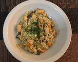 Foto del paso 8 de la receta: Risotto de langostinos y salmón