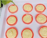 Foto langkah ke 8 dari resep Kue lumpur Lapindo merah putih.