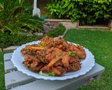 A picture of step 3 of Bhaji pakoray.