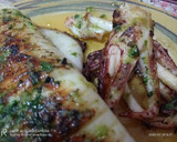Foto del paso 5 de la receta: Calamar a la plancha con patatas, en salsa Mery