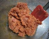 A picture of step 4 of Carrot Mawa fudge.(A Quick treat).