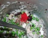 A picture of step 3 of Peas & Cashew Pulao.