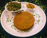 हरे लहसुन बाजरे के पराठे रेसिपी चरण 11 फोटो
