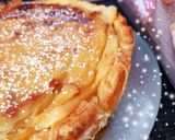 Une image de l'étape 4 de Tarte au flan rhum raisins.