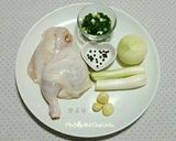 Hình bước làm 1 của món Canh gà 닭곰탕