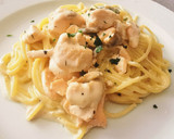 Foto del paso 4 de la receta: Espaguetis con salmón fresco