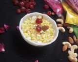 A picture of step 1 of Egg halwa.