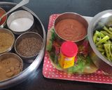 A picture of step 1 of Drumsticks Sabji.