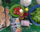 Foto langkah ke 1 dari resep Burger Vegetarian.