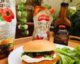 A picture of step 3 of Western Barbeque Burger.