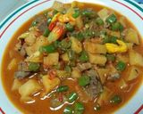Foto langkah ke 5 dari resep Hati sapi kuah santan.