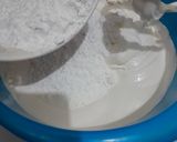 Foto langkah ke 3 dari resep Bolu Kukus Ubi Ungu Santan.