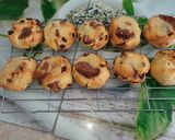 Une image de l'étape 6 de Cookies raisins secs, double choco.