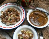 Foto langkah ke 4 dari resep Cilok Kornet Saus Petis.