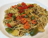Foto del paso 5 de la receta: Noodles al curry con verduras salteadas