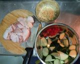 節瓜鹽麴雞肉（家常菜）的食譜步驟1照片