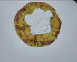 A picture of step 4 of Aloo poha tikki.