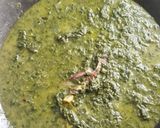 Foto langkah ke 4 dari resep Sayur Daun Ubi Tumbuk & Sambel Teri Kecombrang.