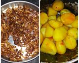 A picture of step 1 of Beef biryani.