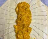 Une image de l'étape 5 de Feuilleté au poulet.