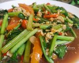 Foto langkah ke 5 dari resep Tumis Sawi Telur Saus Tiram.