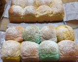Foto langkah ke 9 dari resep Japanese Milky soft bread (roti sobek ala Jepang) tanpa mixer.