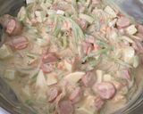 Virslis-tojásos saláta recept fázis 8 fotója
