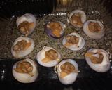 Foto del paso 6 de la receta: Pulpos a la provenzal, mejillones gratinados, rabas y langostino