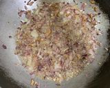 A picture of step 1 of Delicious white chicken karahi serve with chupri chapati.