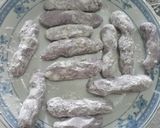 Hình bước làm 4 của món Ăn vặt: Bánh khoai mỡ chiên