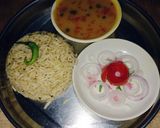 A picture of step 3 of Jeera Rice.
