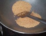 A picture of step 2 of Grandma's khichdi and tasty fry.