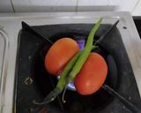 A picture of step 4 of Roasted eggplant mash.