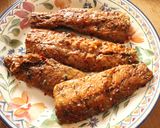 Foto del paso 14 de la receta Almuerzo de viernesss, salsa amarilla, sachettinis al formagio, caballa ahumada y ensarladittta