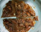A picture of step 4 of Almond chikki.