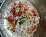 A picture of step 2 of Thalipeeth.