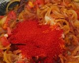 A picture of step 2 of Kadai Chicken.