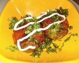 A picture of step 4 of Stuffed Red tomato.