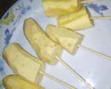 A picture of step 4 of Plantain kibab.