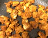 A picture of step 3 of Fajita Pizza.
