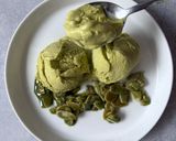 Foto langkah ke 3 dari resep Gelato Almond Avocado Matcha.